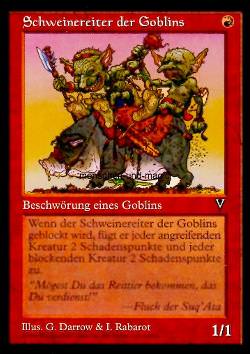 Schweinereiter der Goblins (Goblin Swine-Rider)